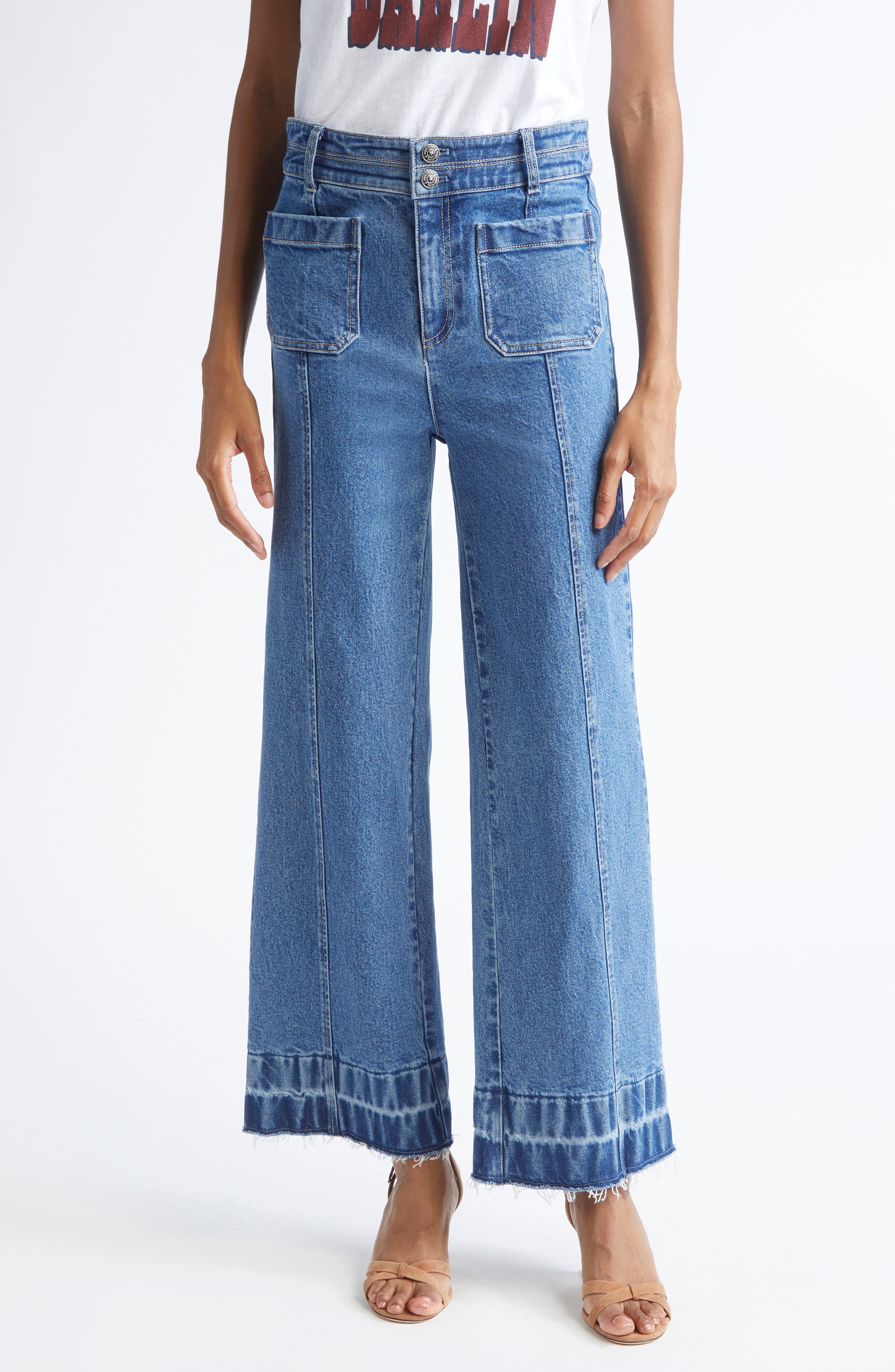 Dorothea Seam Wide Leg Jeans