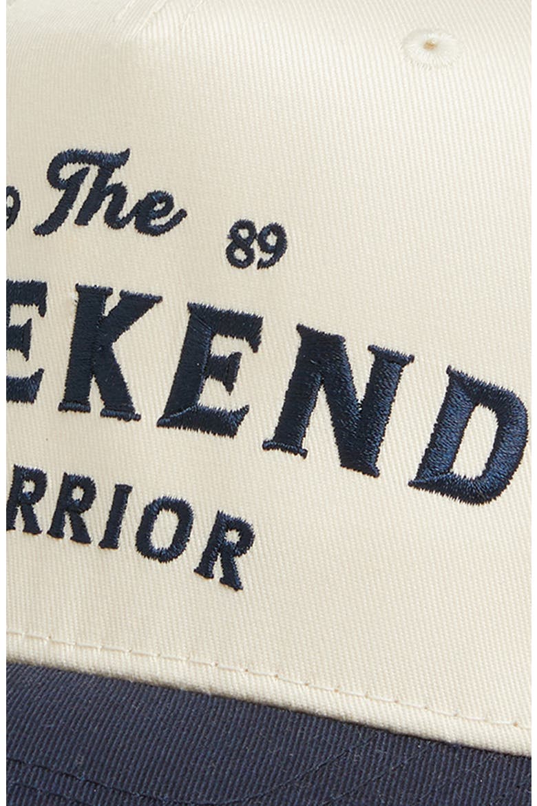 Weekend Warrior Adjustable Snapback Hat, Alternate, color, NAVY