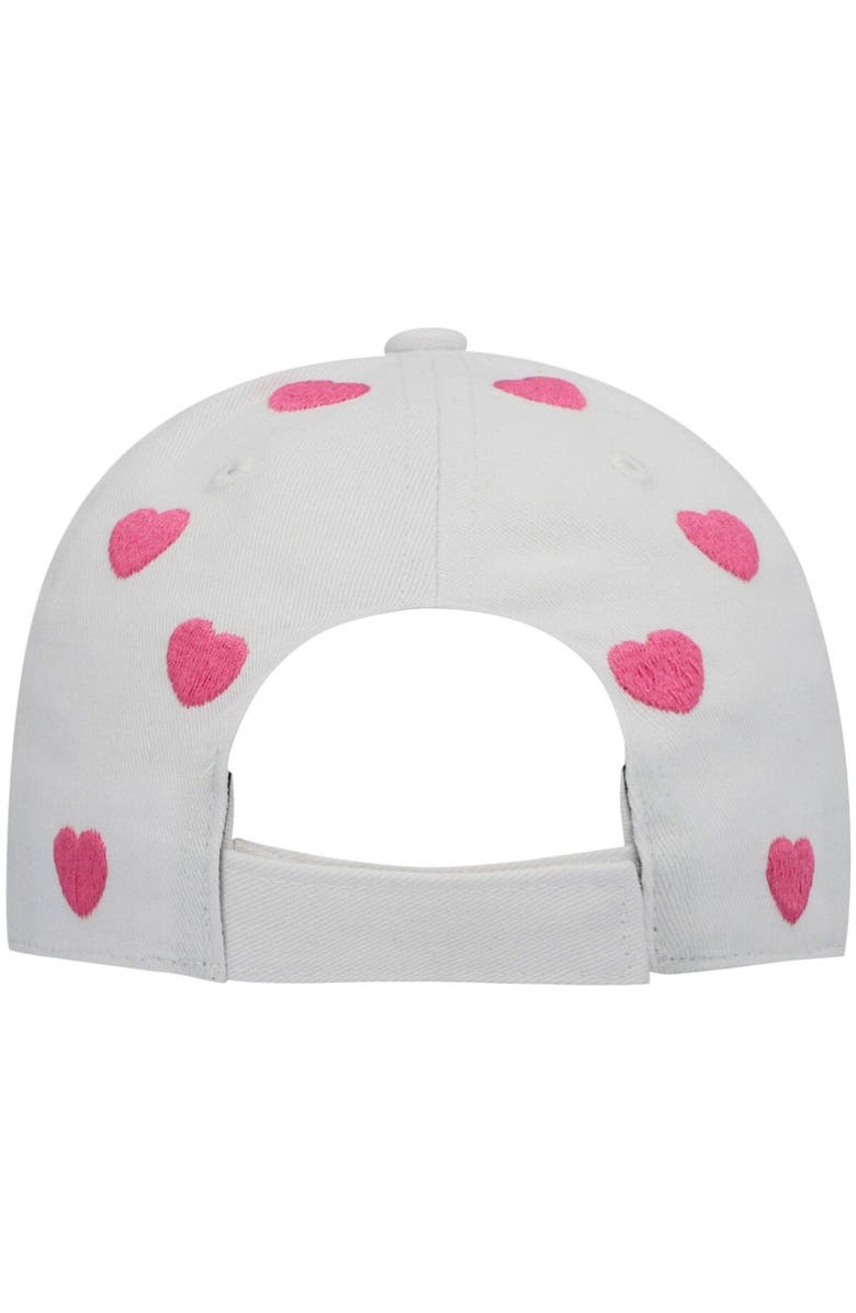 '47 Toddler Girls '47 White Baltimore Ravens Surprise Clean Up Adjustable Hat, Alternate, color, 