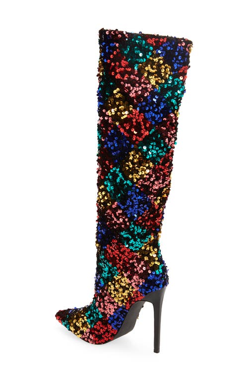 AZALEA WANG AZALEA WANG JIMENA SEQUIN STILETTO BOOT 