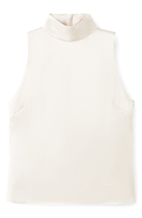 Stonak Sleeveless Satin Top