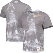 Mitchell & Ness Men's Mitchell & Ness Shaquille O'Neal Heather Gray Los Angeles Lakers Above The Rim T-Shirt