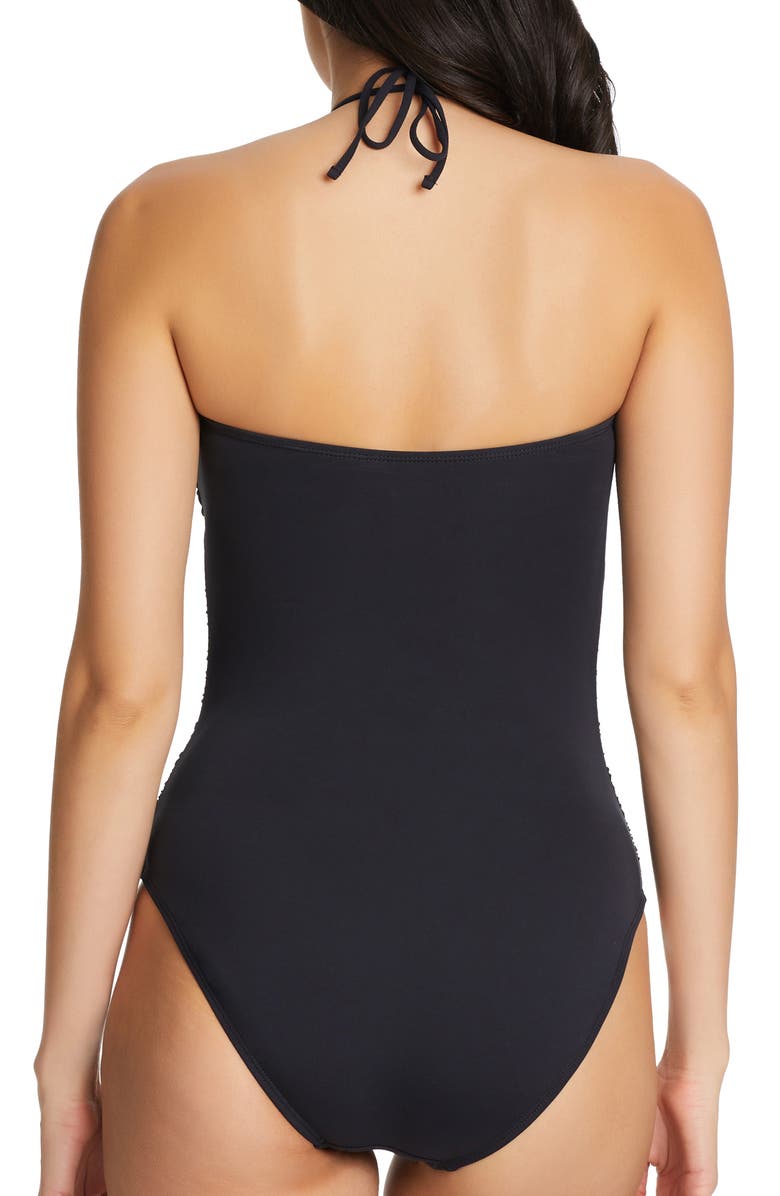 BLEU by Rod Beattie Kore Bandeau One-Piece Swimsuit, Alternate, color, 