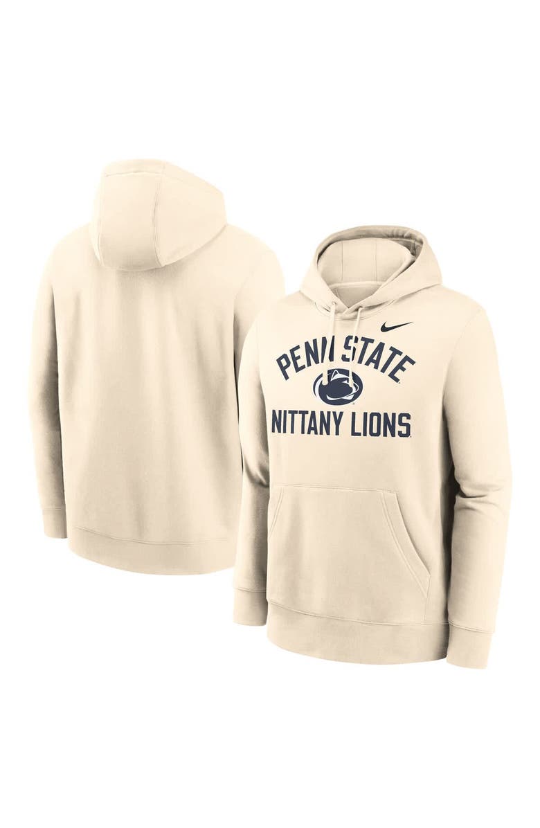 Nike Men's Nike Cream Penn State Nittany Lions Arch Logo Pullover Hoodie, Main, color, 
