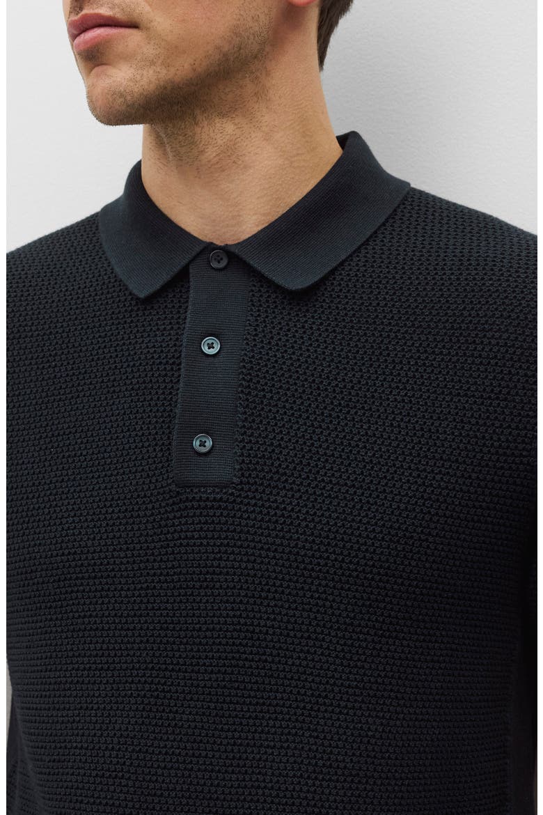 Supima Mesh Cruise Polo, Alternate, color, NAVY