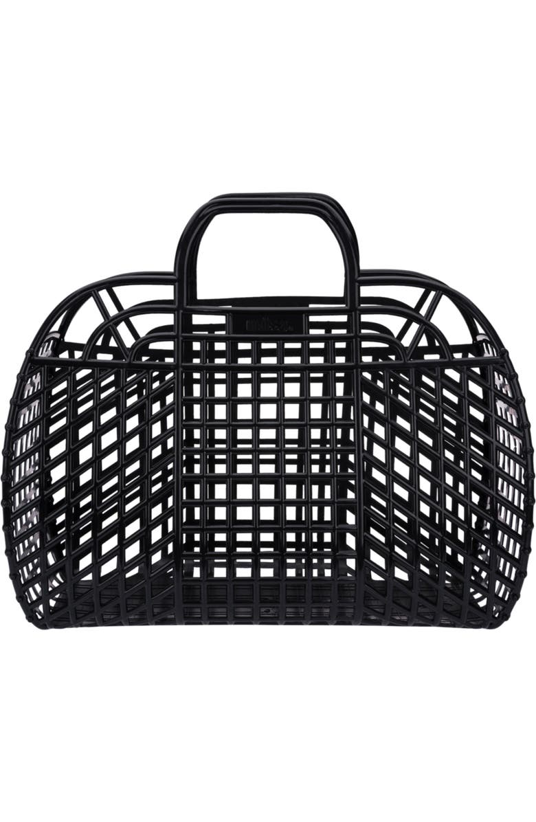 Melissa Refraction II Bag, Main, color, Black/ Black