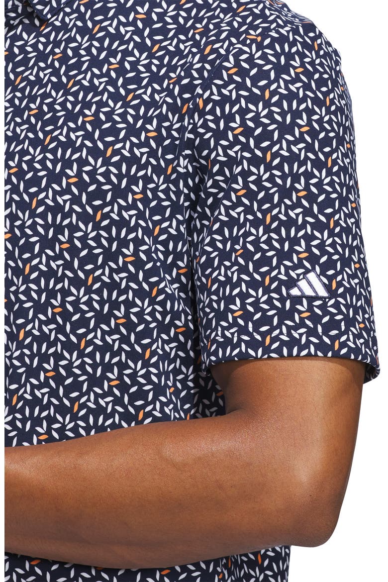 Ultimate365+ Soft Print Performance Polo, Alternate, color, COLLEGIATE NAVY/ WHITE