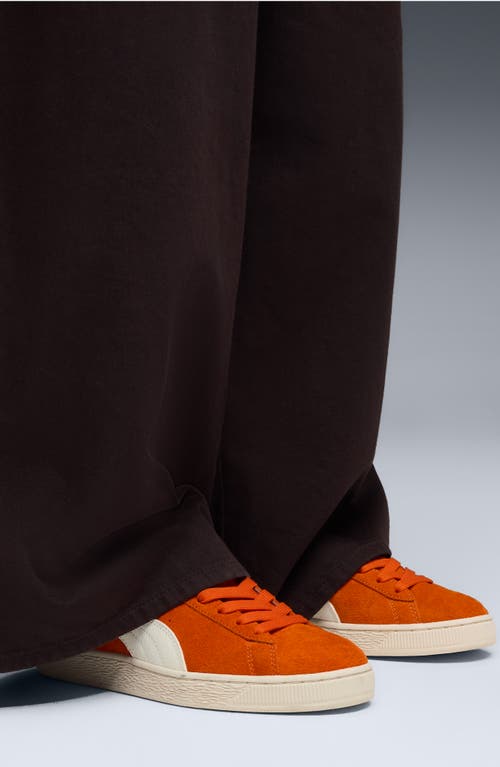 Puma Charles F. Stead Suede Sneaker In Orange