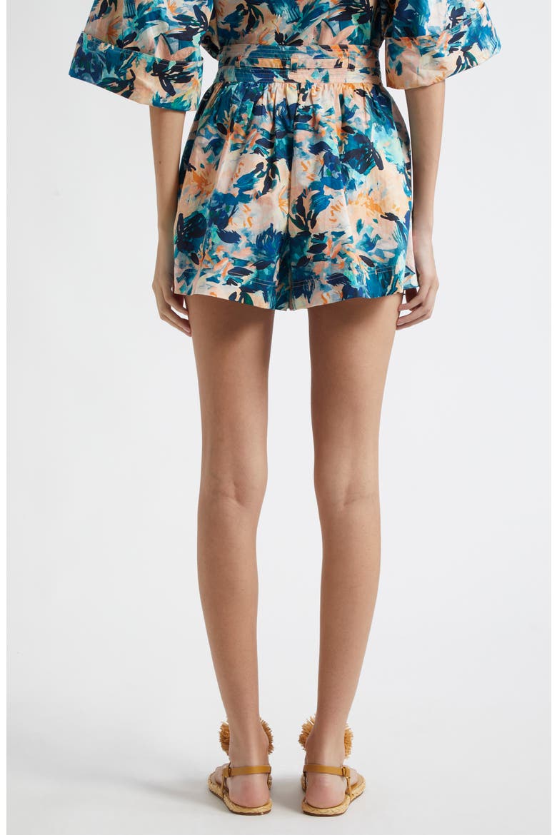 Rowan High Waist Shorts, Alternate, color, DELPHINIUM