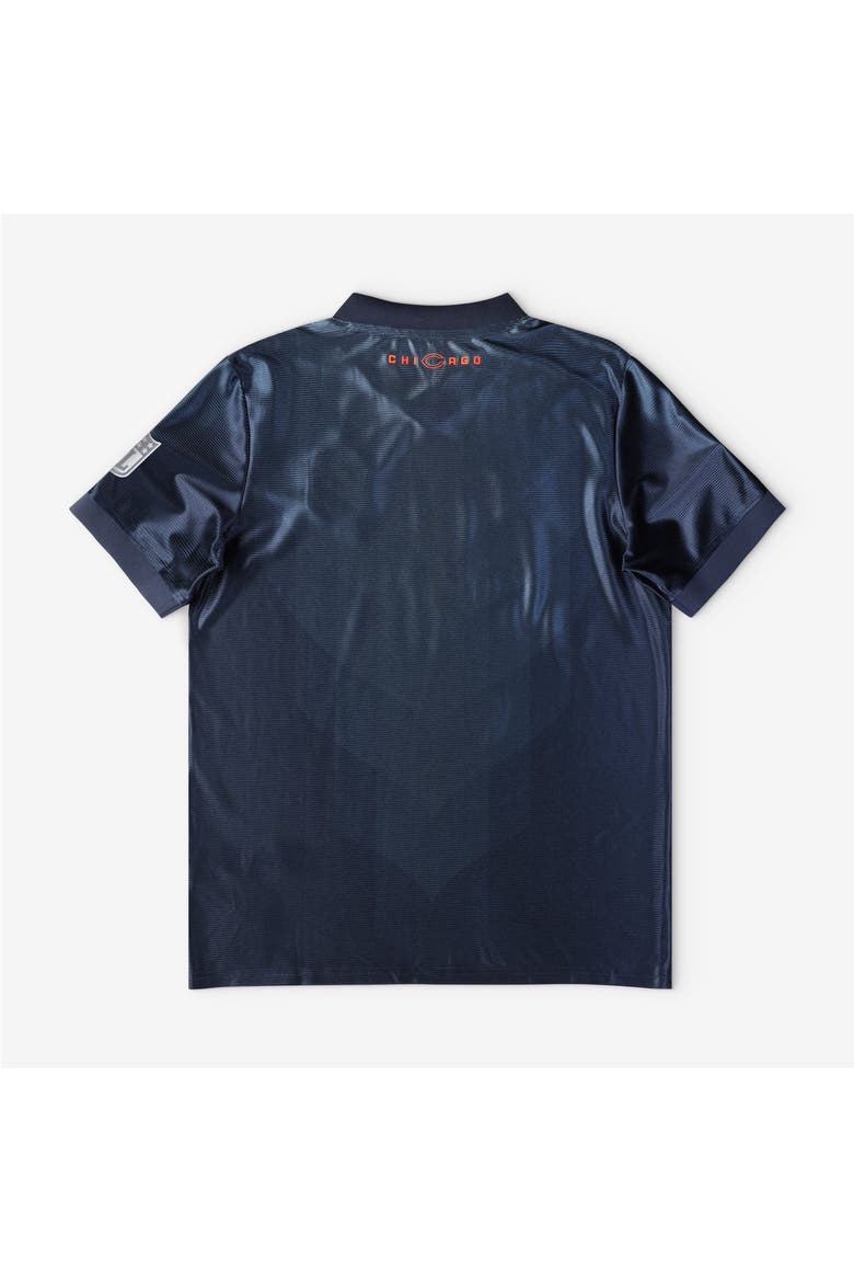 Youth Fanatics Navy Chicago Bears Football x Football V-Neck Fan Top, Alternate, color, Navy