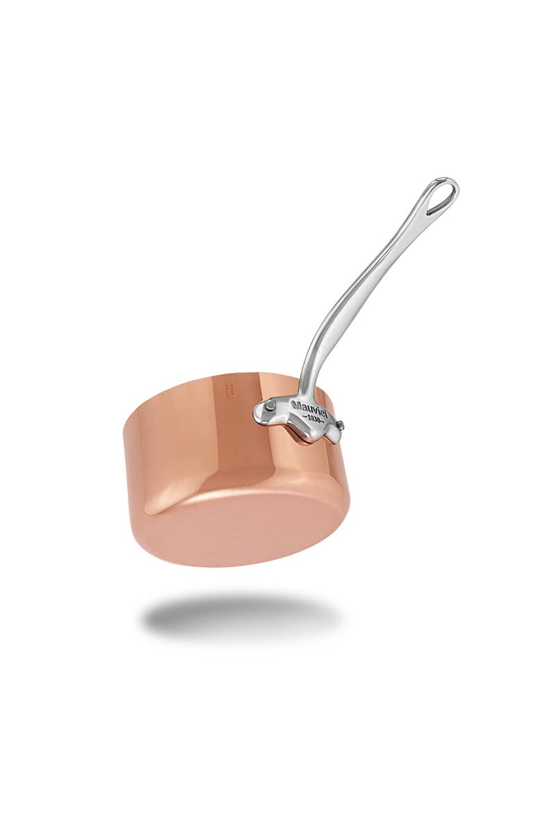 Mauviel M'Heritage M'150s 1.9 qt. Saucepan & Lid Cast Stainless Handle, Alternate, color, Copper