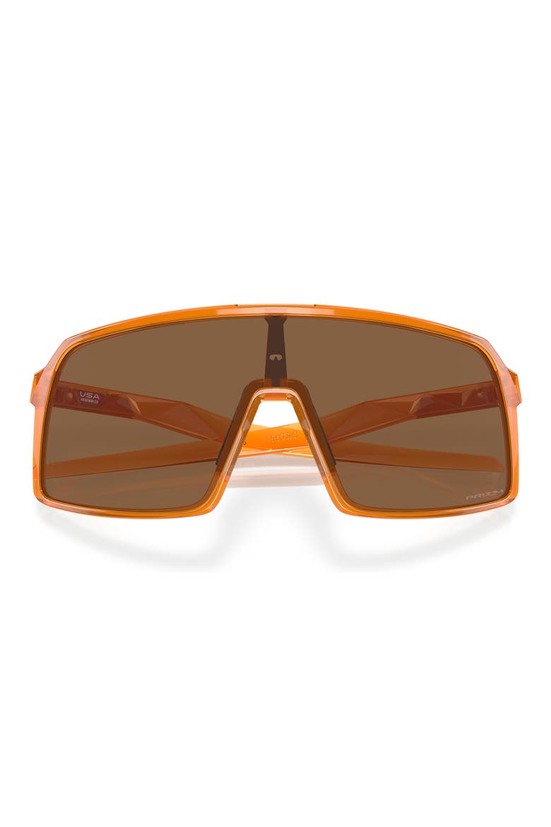 Sutro 60mm Prizm™ Rectangular Shield Sunglasses, Alternate, color, BRONZE