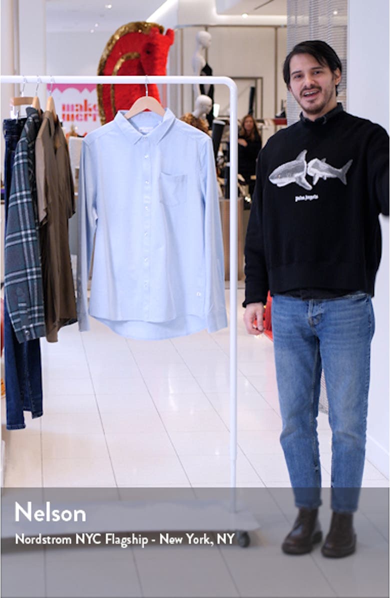 Solid Oxford Button-Up Shirt, sales video thumbnail