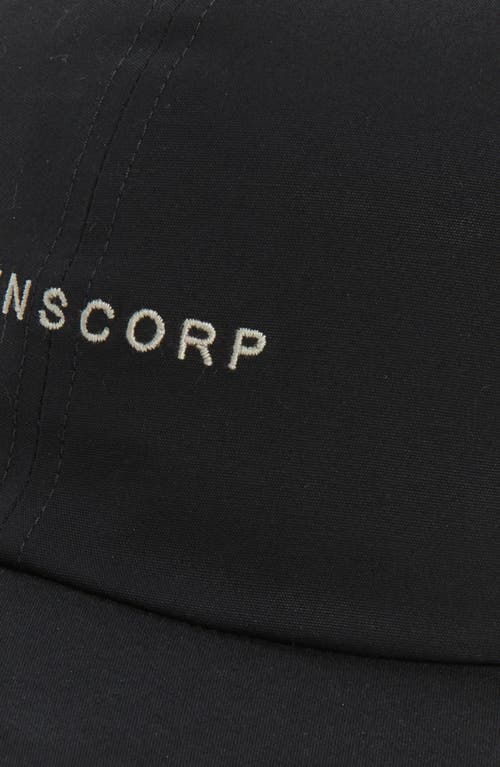 Rick Owens Logo Embroidered Snapback Baseball Cap In Black