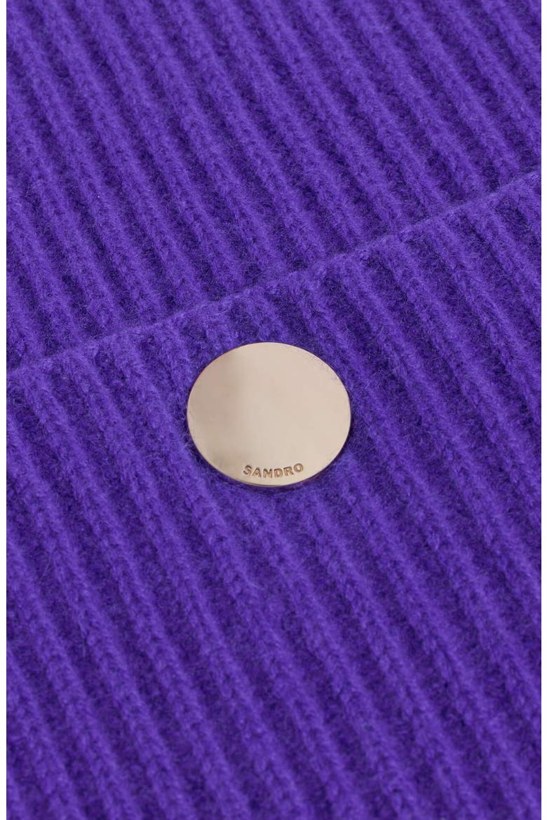 Wool And Cashmere Scarf, Alternate, color, Purple