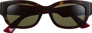 Gucci 54mm Rectangle Sunglasses