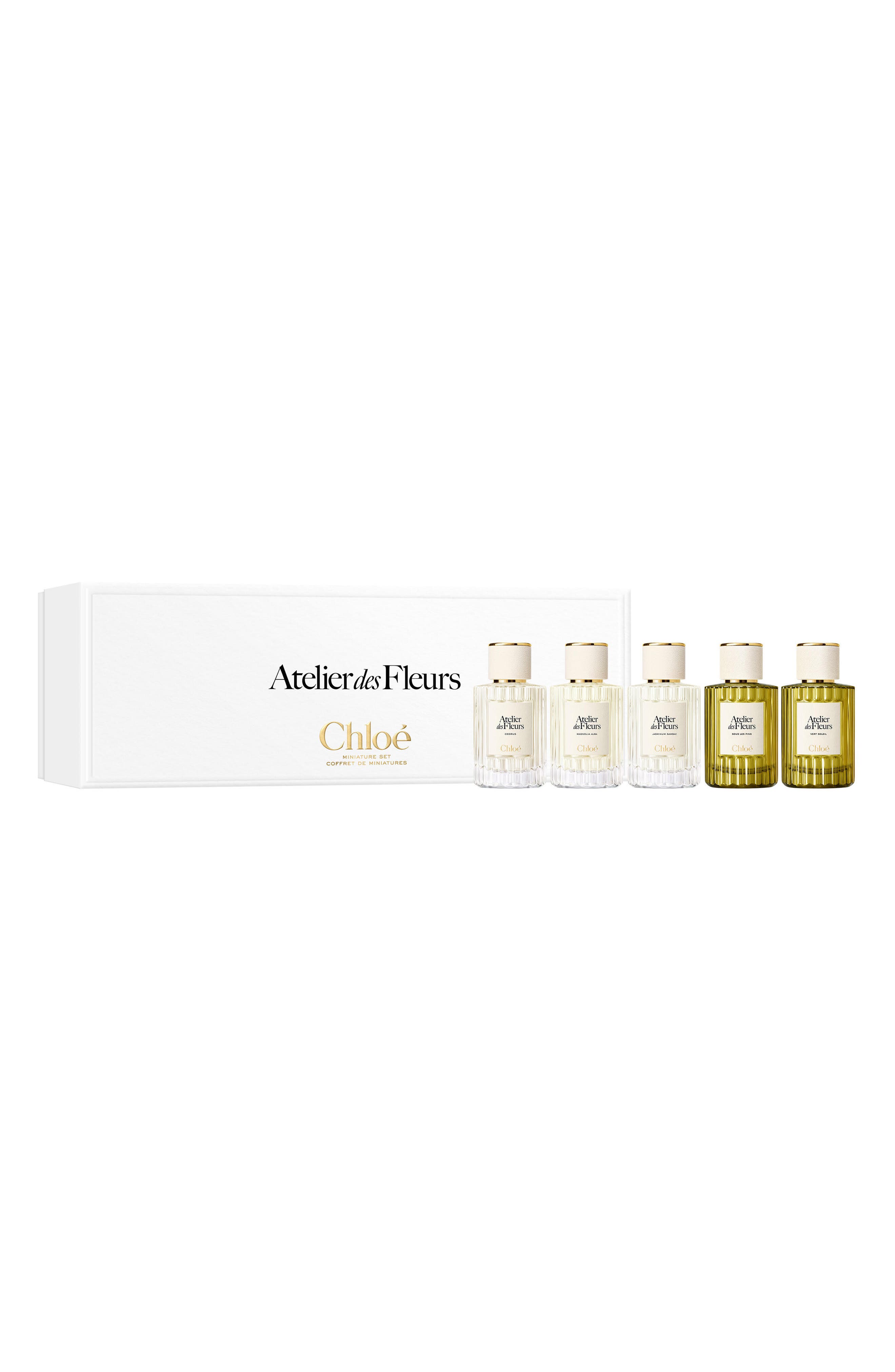 Chloé ATELIER DES FLEURS 旅行用香水5本セット 10ml Chloé Atelier des Fleurs 5-Piece Miniature Eau de Parfum Set