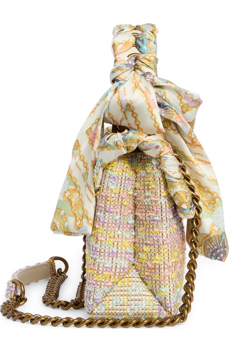 Kurt Geiger London Brixton Tweed Crossbody Bag, Alternate, color, Yellow Multi