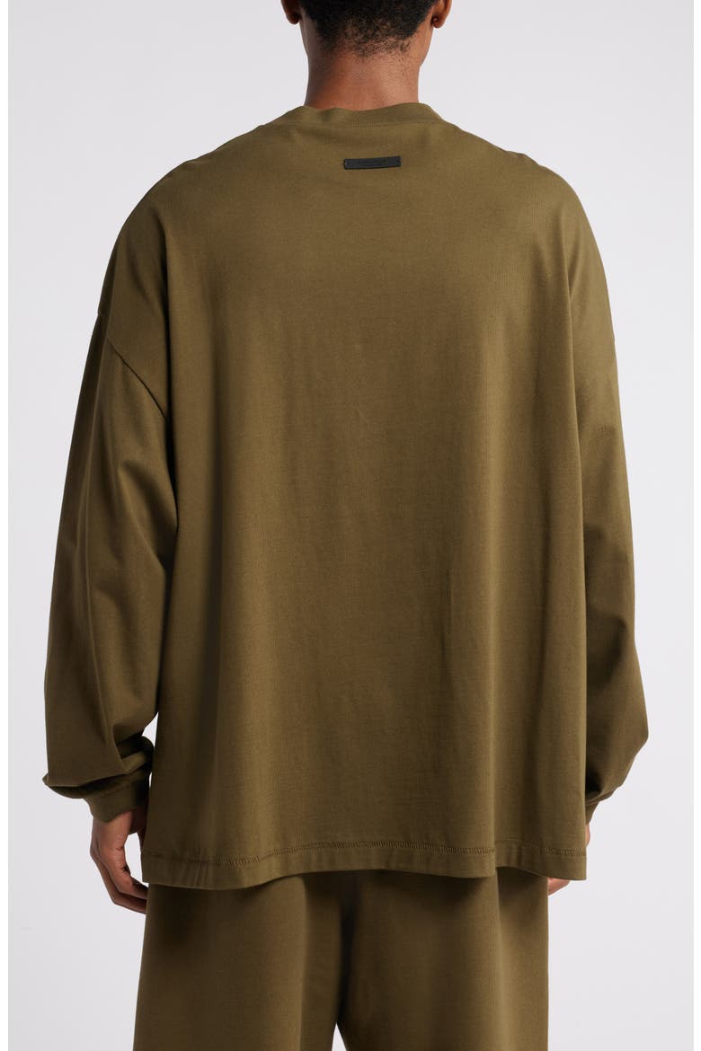 Gender Inclusive Oversize Cotton Logo Graphic T-Shirt, Alternate, color, OLIVE