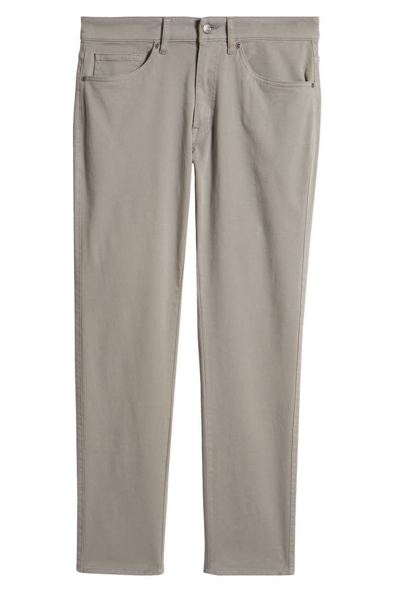 Signature Stretch Sateen Pants, Alternate, color, GALE GREY