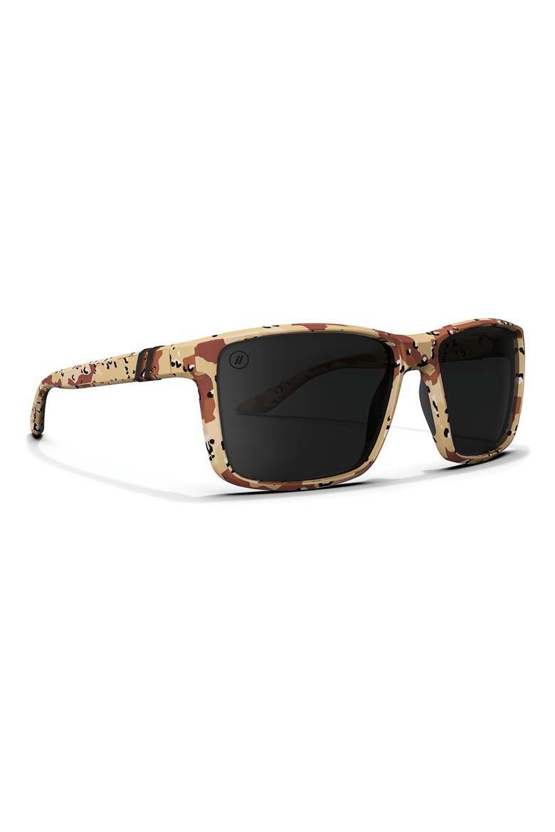 Mesa 57mm Polarized Square Sunglasses, Alternate, color, DESERT CAMO
