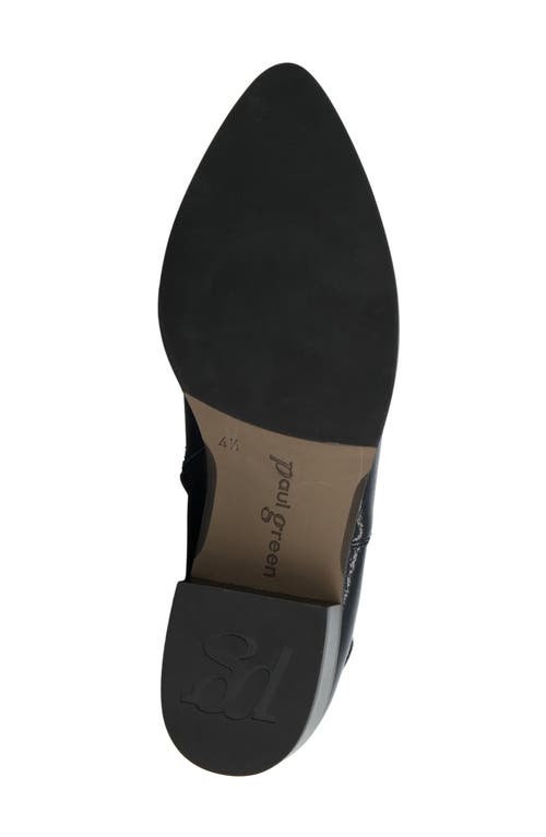 Paul Green Celina Pointed Toe Bootie In Black