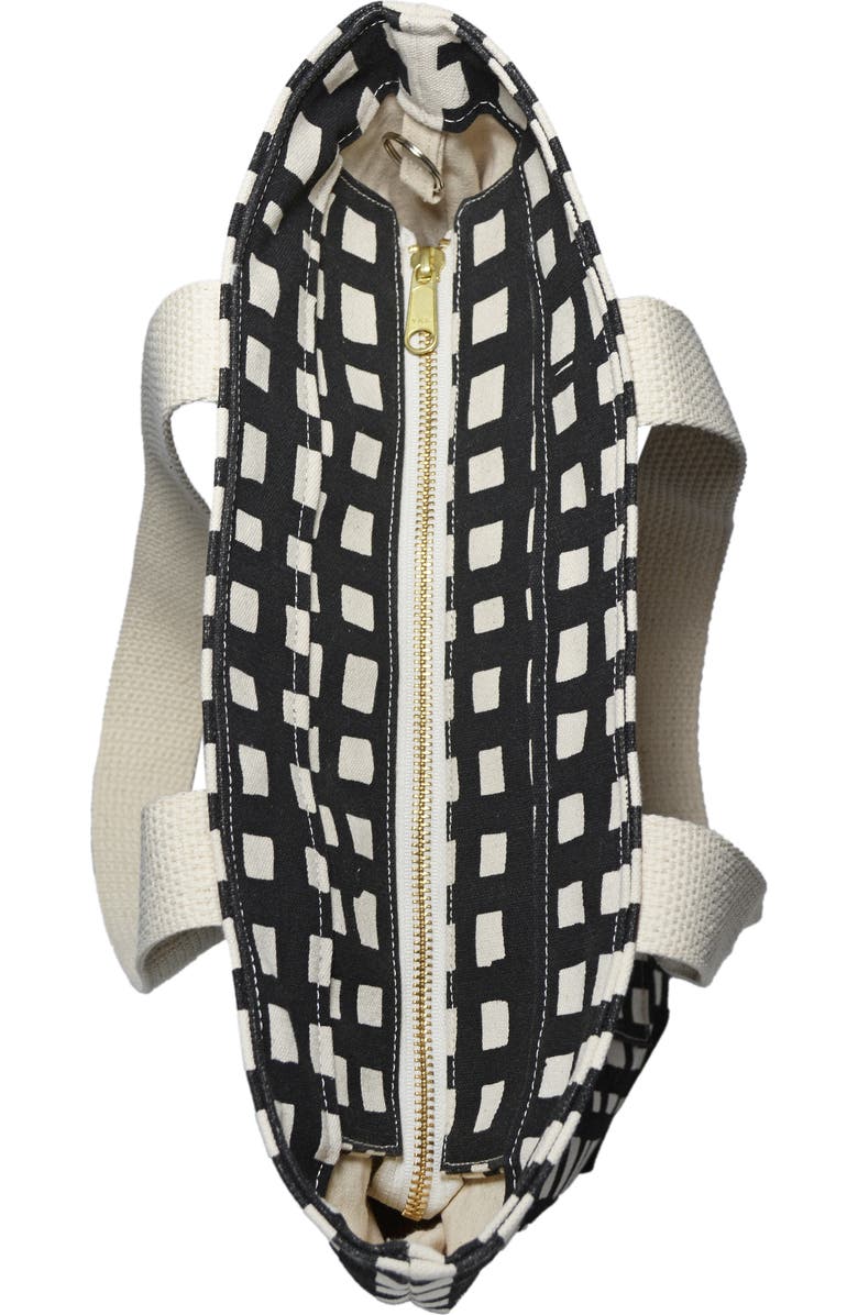 Dance Happy Grid Carry All Tote Bag, Alternate, color,