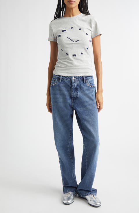 Crowd Rivet Studded Boyfriend Jeans