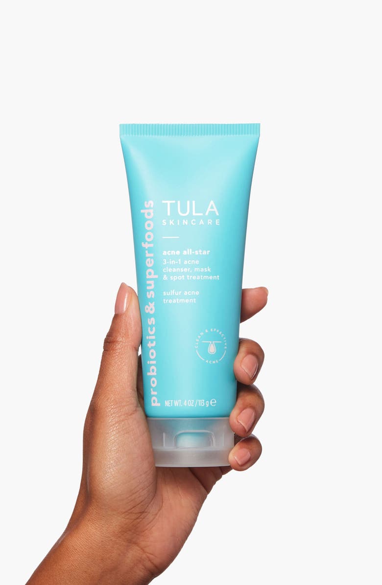 TULA Skincare Acne All-Star 3-in-1 Acne Cleanser, Mask & Spot Treatment, Alternate, color, 