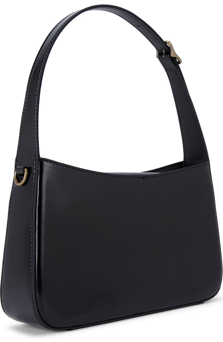 Kurt Geiger London Bond Leather Shoulder Bag, Alternate, color, Black