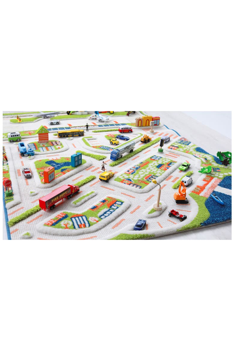 LUCA AND CO Mini City Play Rug, Alternate, color, MULTICOLOR