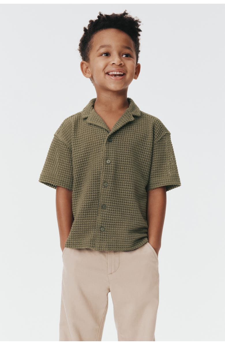 H&M Loose-fit Twill Chinos, Alternate, color, Beige