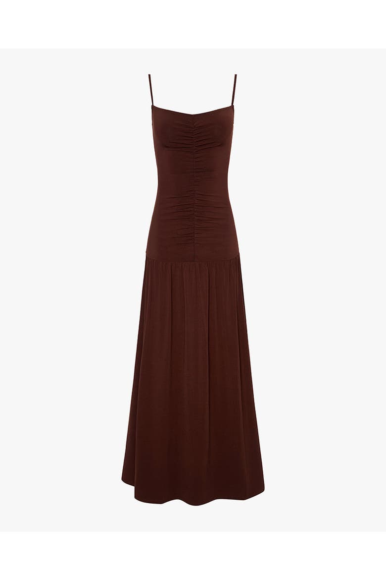 weworewhat ruched front scoop maxi dress WeWoreWhat Women's Ruched Cup Slip Maxi Dress