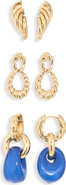Cara Set of 3 Earrings