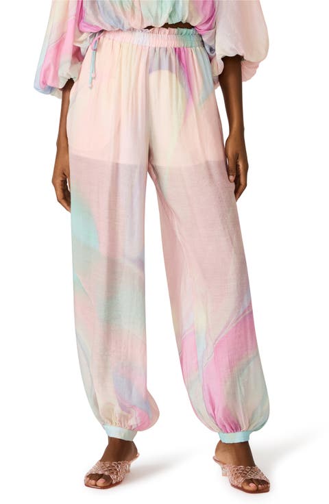 Auda Colorblock Parachute Pants