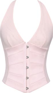 HOUSE OF CB Lia Corset Halter Top