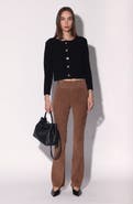 Walter Baker Lexie Suede Leather Pant