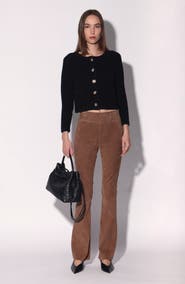 Walter Baker Lexie Suede Leather Pant