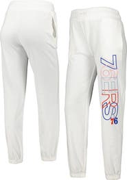 CONCEPTS SPORT Women's Concepts Sport White Philadelphia 76ers Sunray Pants