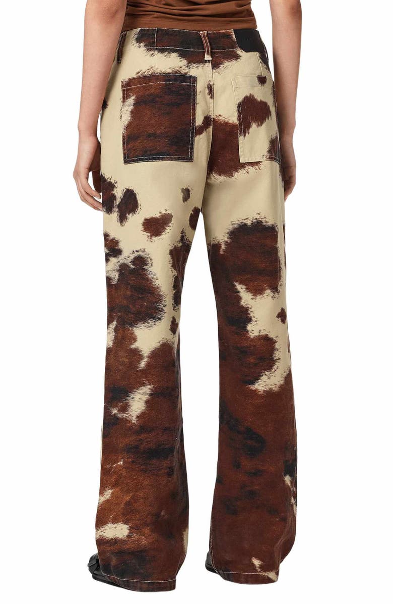 AllSaints Tay Carpenter Jeans, Alternate, color, Cow Print