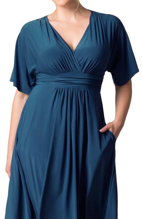 Kiyonna Gia Floral Midi Dress