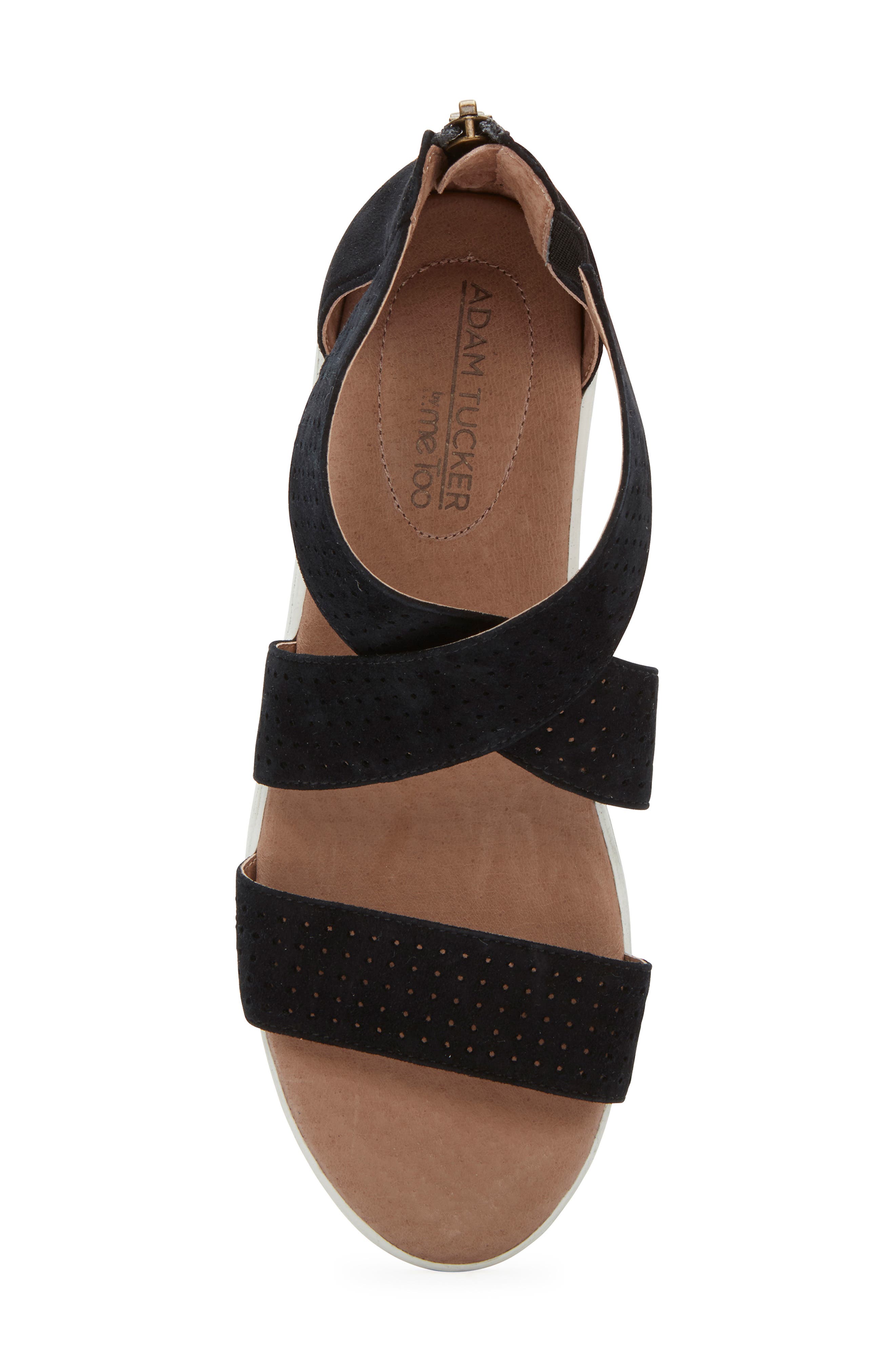 Adam Tucker by Me Too Adam Tucker Rayna Perforated Wedge Sandal, Alternate, color, 
