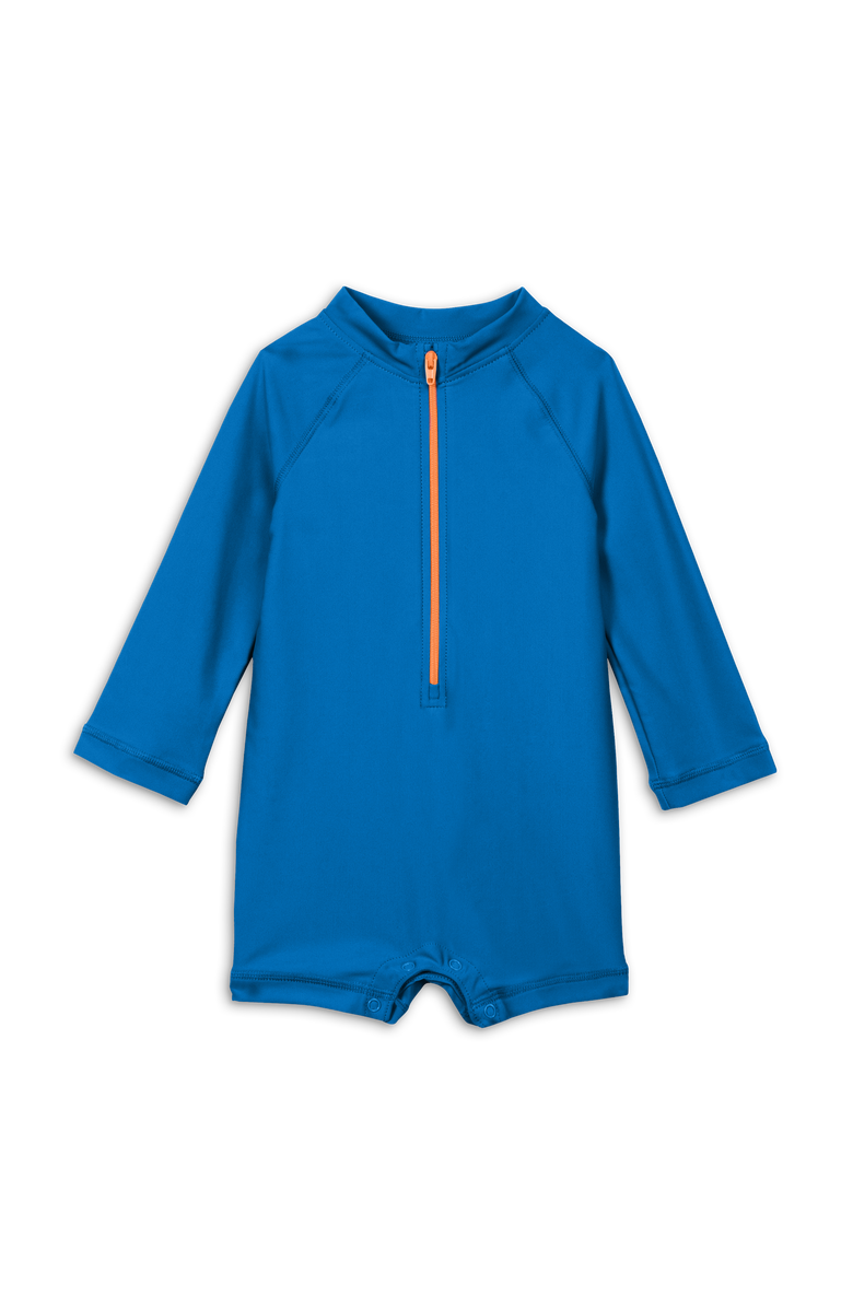 Primary Baby One-Piece Rash Guard, Alternate, color, Blueberry