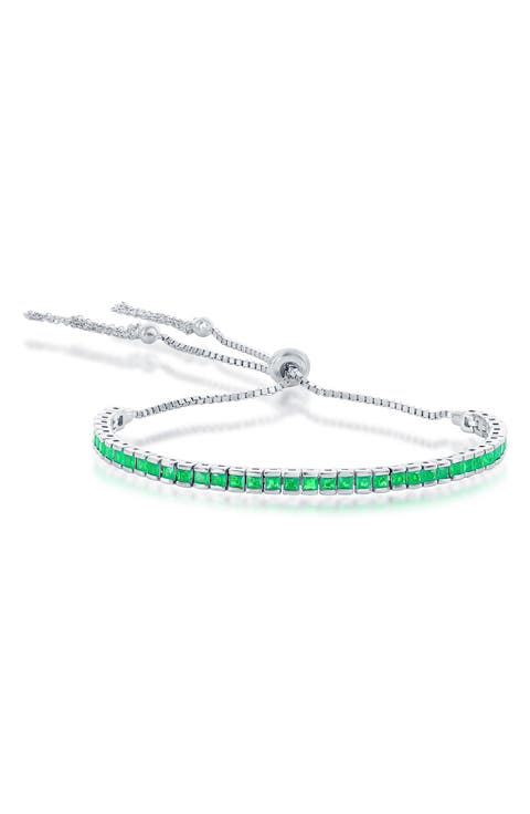 Sterling Silver CZ Tennis Bracelet