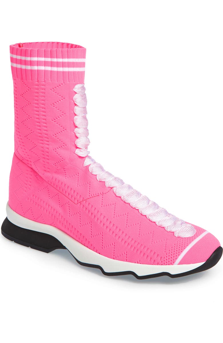 Fendi Rocko-Top Sock Sneaker, Main, color,