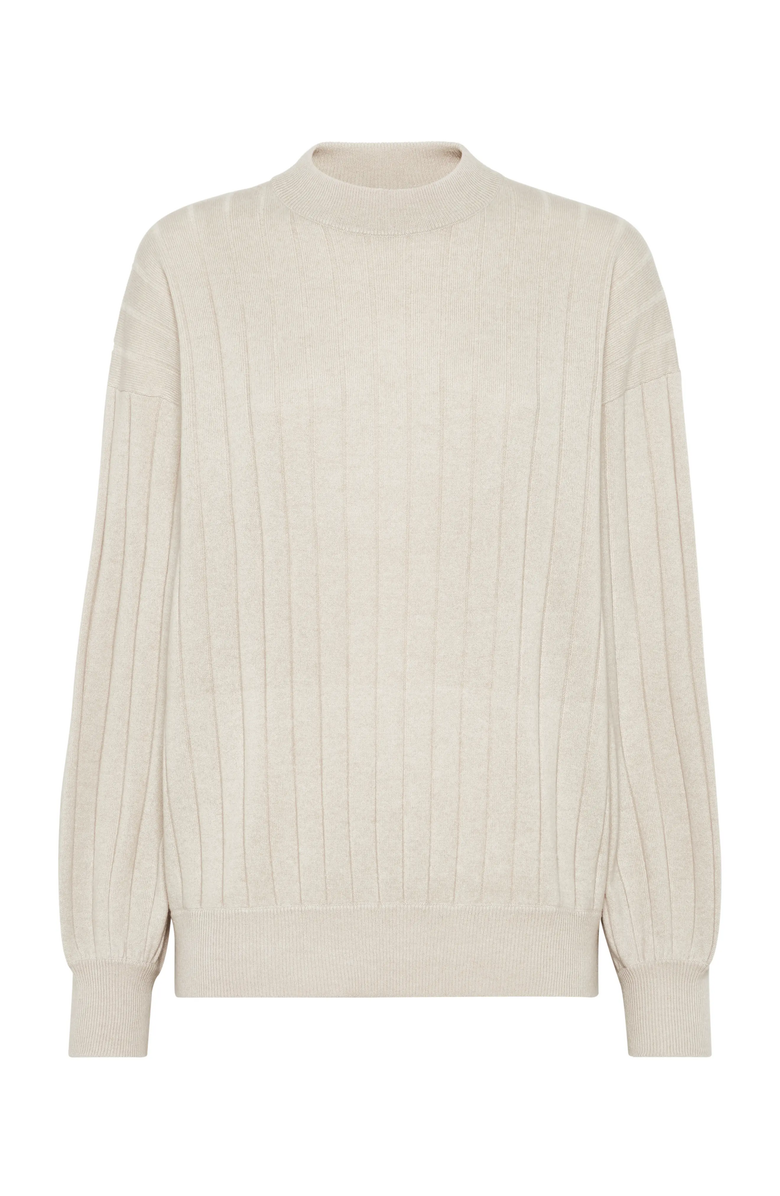 Brunello Cucinelli Cashmere sweater with monili, Main, color, 