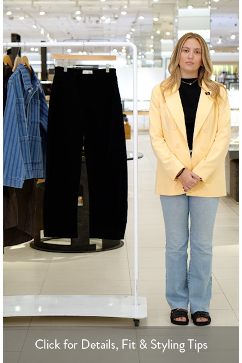 Tribeca Barrel Leg Corduroy Pants video
