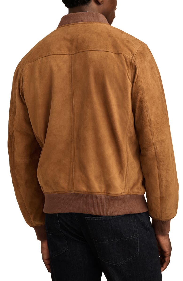 Lucky Brand Suede Bomber Jacket, Alternate, color, 