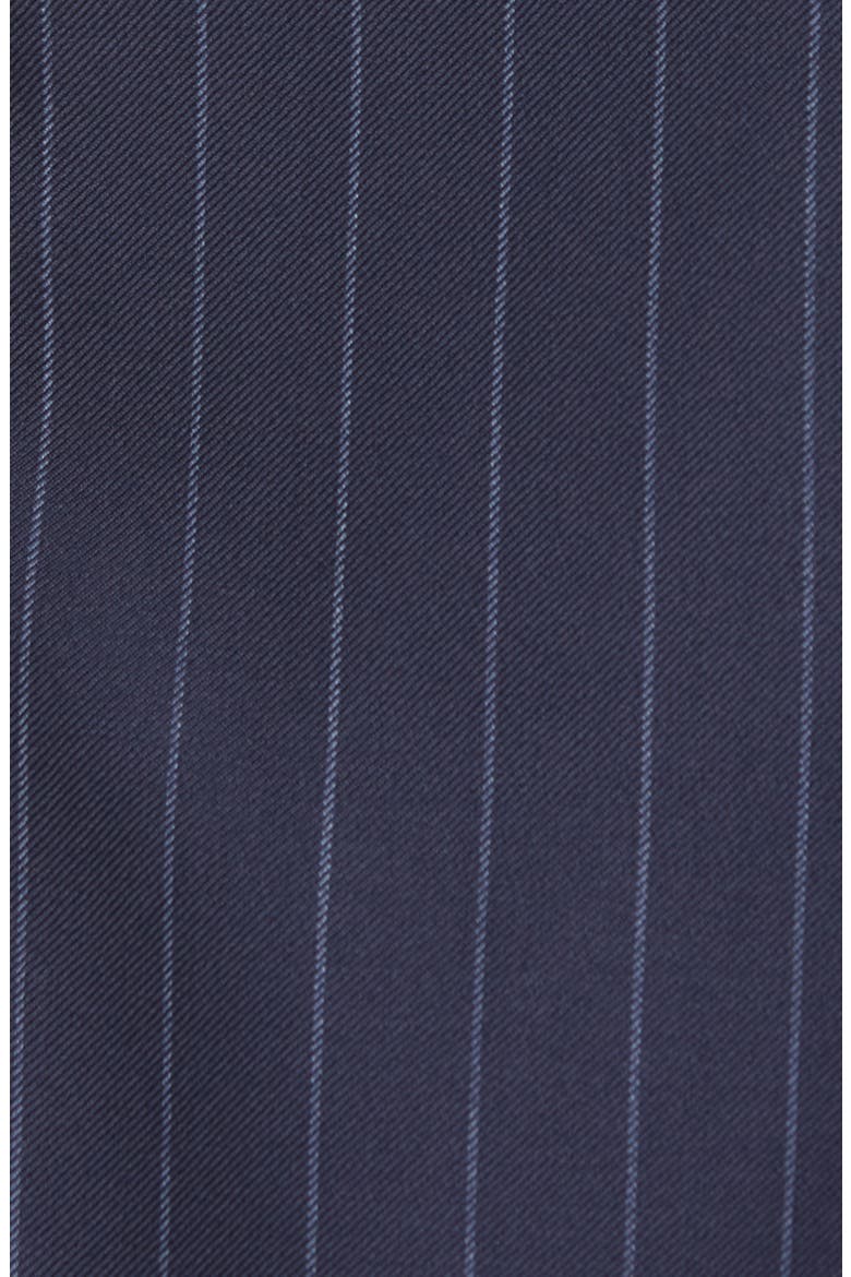 '70s Pinstripe Double Breasted Wool Blazer, Alternate, color, NAVY PINSTRIPE