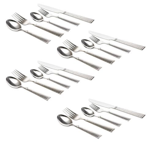 Gibson Everyday Prato 20 Piece Flatware Set In Silver
